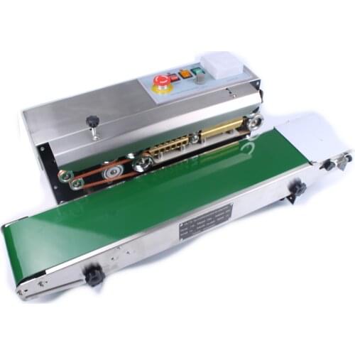 Sealing machine FR-770 plastic bag soild ink continuous band Expanded food band sealer