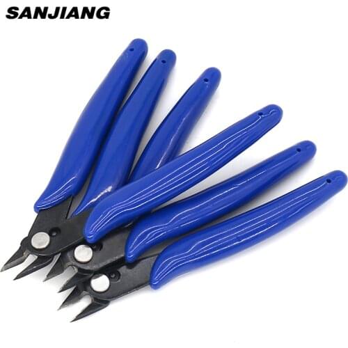 3Pcs/5Pcs/10Pcs mini Hand Tools Practical Electrical Wire Cable Cutters Cutting Side Snips Flush Pliers Mini Pliers