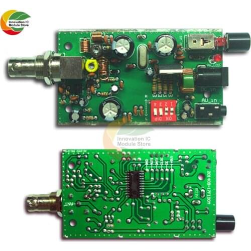 Ziqqucu BH1417F FM Radio Transmitter Module 12V PLL Stereo Digital Radio DIY Kit