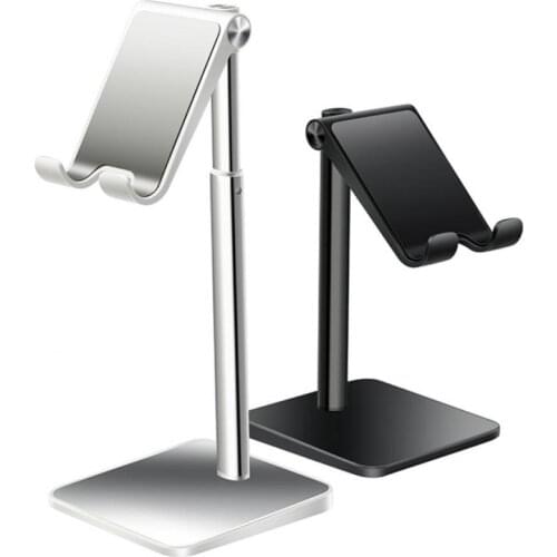 New Desk Mobile Phone Holder Stand For iPhone iPad Xiaomi huawei Metal Desktop Tablet Holder Table Cell Foldable Extend Support