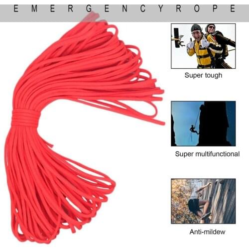 550 Paracord Parachute Cord Lanyard Tent Rope Mil Spec Type III 7 Strand 100FT Paracord For Hiking Camping