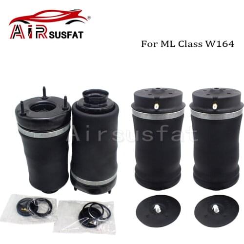 4pcs/set Air Suspension Spring Bags For Mercedes Benz ML Class W164 X164 2005-2011 1643206013 1643205913 1643200625 1643200925