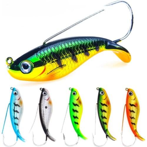 8.5cm 21.2g Hard Bait VIB Swimbaits Artificial Fish Wobblers Bass Pike Carp Fishing Lure Jig Head 3D Eyes Fishing Accessories