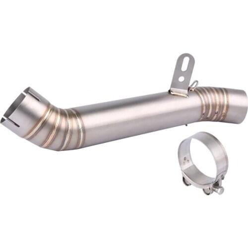 Motorcycle Exhaust Middle Pipe Link Connect for Aprilia RSV4 2012 2013 2014 2015 Motorcycle Accessories escape moto
