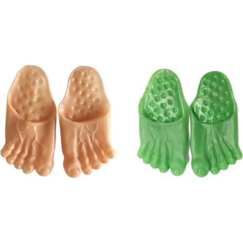 27cm Hulk Slippers new soft bottom male big foot slippers party shoes funny Halloween shoescover show cosplay props Jy28 21