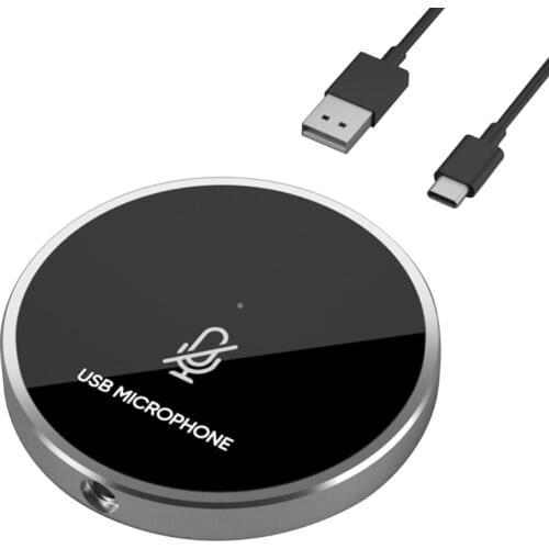 Pickup USB Microphone Conference Speaker People Business Conference Phone 360° Voice Pickup Microphones B03C