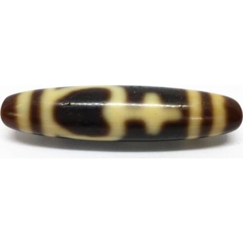 AAA Natural Agate Yellow Color Treasure Vase/Aquarius Pattern Powerful Amulet Tibetan Dzi Beads for Bracelet and Necklace Making