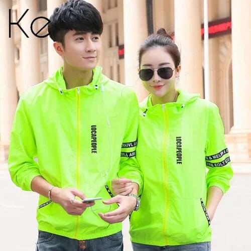 KE New 2021 hooded outdoor mens ultra-thin breathable sunscreen clothing female jacket summer anti-ultraviolet windbreaker