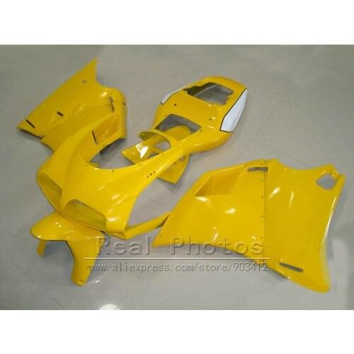 100% fit for Ducati 748 916 996 998 93 94 95 96-05 yellow 100% fit bodywork fairings set 1993-2005 SL07