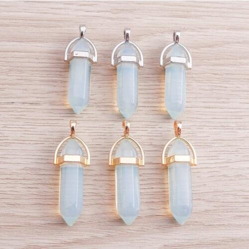 5pcs 14*40mm Crystal Charms Pendants for Jewelry Making Fashion Drop Earrings Pendants Necklaces DIY Handmade Jewelry Findings