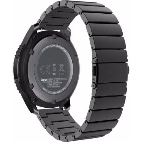 20mm 22mm Band For Samsung Gear S2 Classic S3 Galaxy Watch 42/46mm Wristbands Stainless Steel Smart Watch Link Bracelet