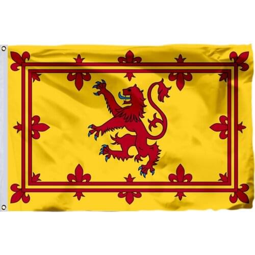 British Royal Banner Scotland Flag 150X90cm (3x5FT) 120g 100D Polyester Double Stitched High Quality Banner Free Shipping