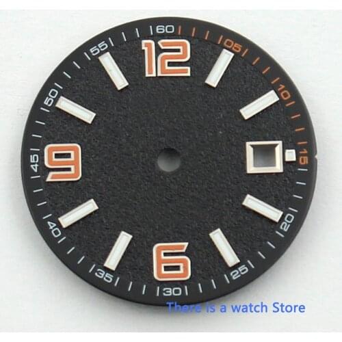 BLIGER 31.5mm Watch Dial Date Window Fit ETA 2836 MIYOTA 8215 Movement