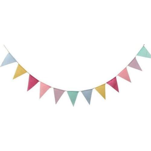 Garland Triple-cornered flag chain Triple-cornered chain is 4mx12.5cm x 17cm colorful