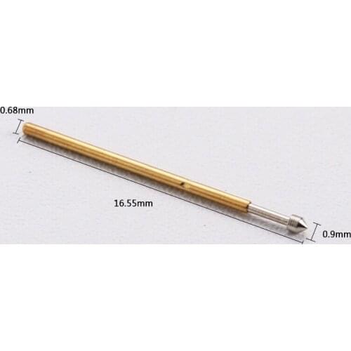 Nickel Plated Metal Compression Test Needle P50 - A2 / B1 / E2 / D2 / F1 / Q1 Q2 / H2 / LM2 / T2 / G2 / J1 Diameter of 0.68 MM