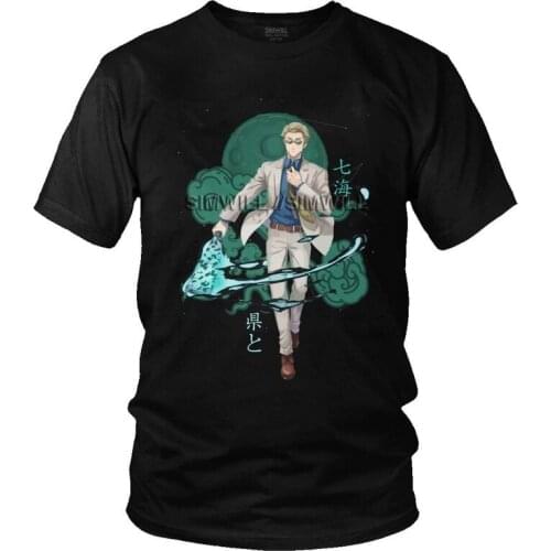 Jujutsu Kaisen Nanami Kento T-Shirts Men Graphic T Shirt Short Sleeve Manga Anime Tshirt Cotton Tee Tops Clothes