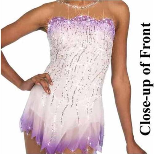 RUBUCustomization Ice Skating Clothing Competition Figure Skating Baton Twirling Costume New Style Adult Child Ice Skating Dress