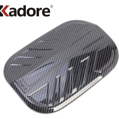 Fuel Tank Cover Gas Tank Cover Trim For Hyundai Santa Fe 2019 2020 Carbon Fiber Car Styling Accessories