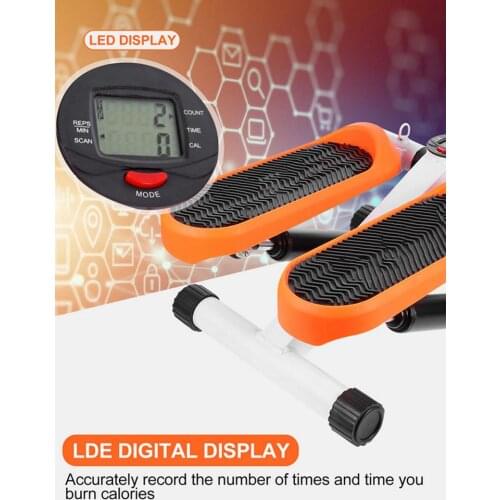 Small Digital Display Pedal Machine Mini Pedal Machine Home Fitness Equipment Sports Digital Display Pedal Machine