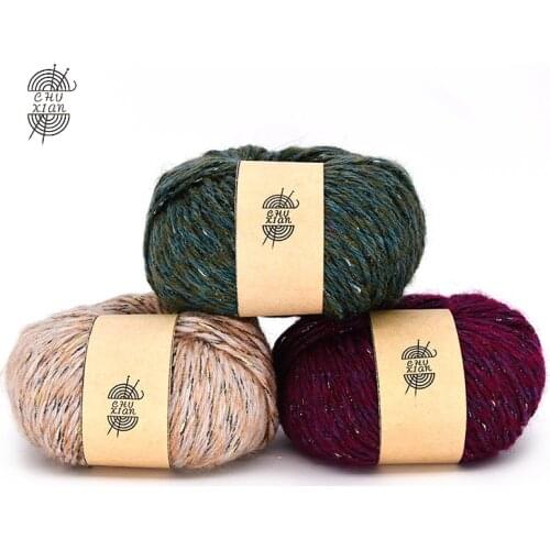 6pcs Free shipping 50g/ball Luxury Quality Mohair Yarns Fancy Thick Hand Knitting For Yarn Colorful Knit