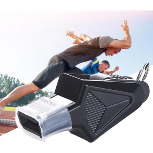 Portable Outdoor Sports Training Whistle With Rope Survival Referee Professional Outdoor Sports Match Whistle Whistle Emerg G3W8