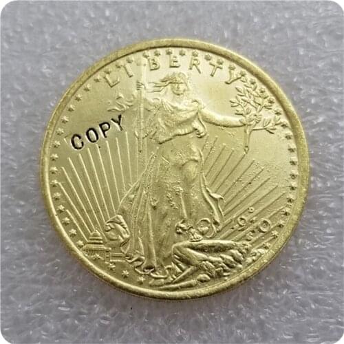 USA 1910-D $20 Saint Gaudens Double Eagle COPY COIN commemorative coins-replica coins medal coins collectibles