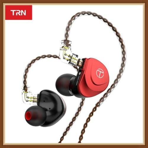 TRN V90S OCC Pure Copper Cable 5BA+1DD Metal Headset Hybrid Hifi Music Audiophile Earbuds Monitor Noise Cancelling Earphones