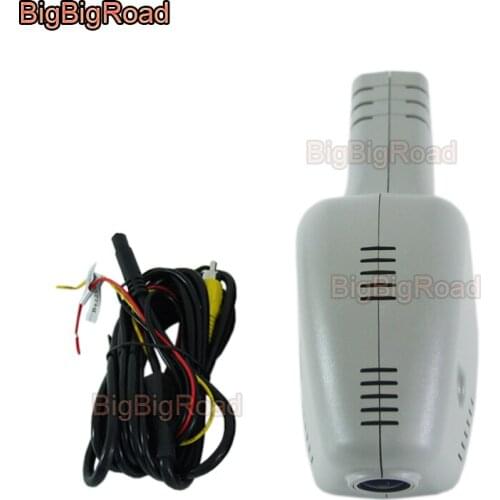 BigBigRoad For Volkswagen Golf 7 C-trek Variant Sharan Multivan transport Magotan B8 Car DVR Video Recorder Dash Wifi Camera