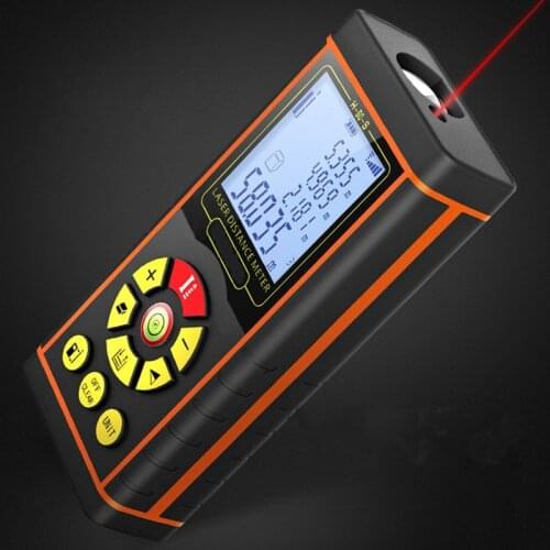 40M Waterproof Handheld Laser Distance Meter Rangefinder Digit Range Finder Build Measure Device Infrared Building Measure Tool