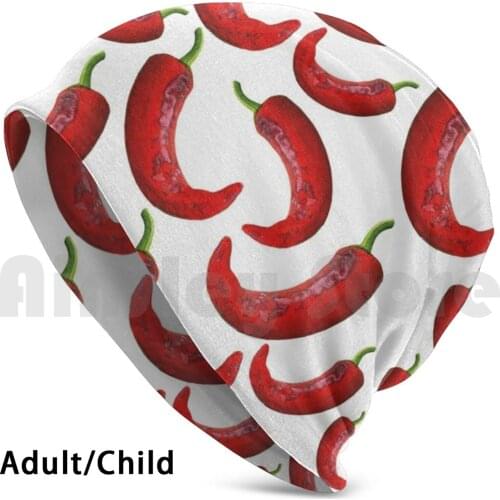 Hot Pepper Pattern , , Sale Beanies Knit Hat Hip Hop Pepperoni Pepperoni Pattern Pepperoni