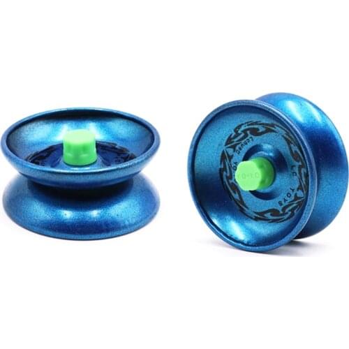 54DF 1PC Classic Yo Yo Trick Ball Colorful Metal Yo-yos Toy for Adults Toddlers Responsive Game Interactive String Yo Yo