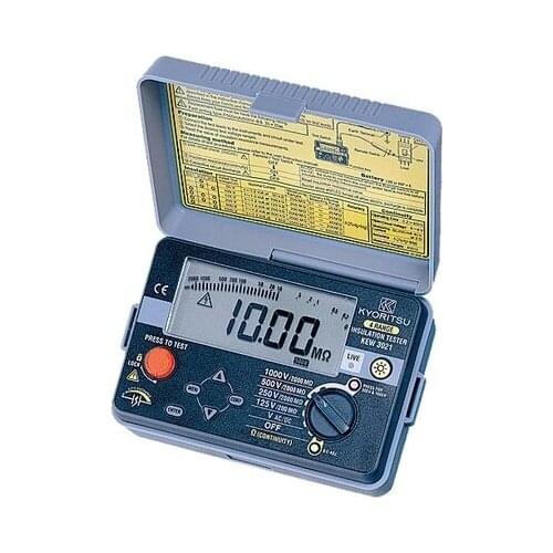 Fast arrival KYORITSU 3022 Digital Insulation/Continuity Tester 4-ranges 50V/100V/250V/500V