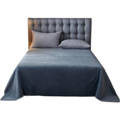 Double Sided Winter Thickened Soft Milk Flannel Blanket For Bed Sheet Quilt