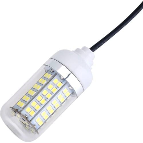 Submersible LED Boat Light IP68 Waterproof Underwater Marine Dock Fishing Night Light 12V Outdoor Led Piscina Luz Spotlight