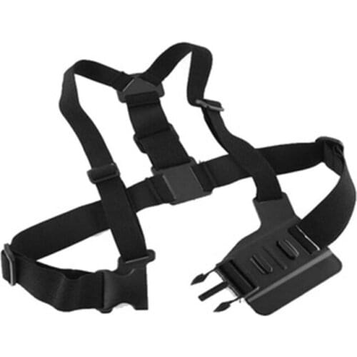 T3LB Adjustable Chest Strap Mount Elastic Action Camera Body Belt for Go-Pro Hero 5 4 3 2 Xiao Mi XiaoYi