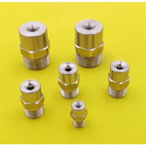 Stainless steel wide angle full cone spray nozzle industrial cleaning nozzle