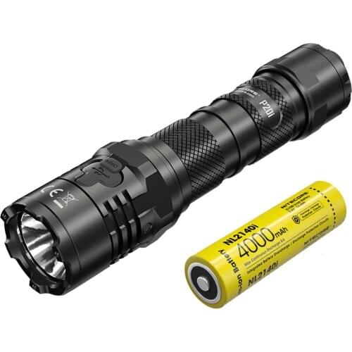 NITECORE P20i 21700 Tactical Flashlight USB Rechargeable Torch SST-40-W max 1800 lumen Throw 343M 4000mAh Battery NTH20 Holster