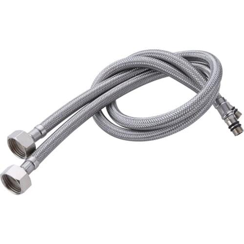 60/80cm 1pair Stainless Steel Flexible Plumbing Pipes Cold Hot mixer Faucet Water supply pipe Hoses Bathroom hardware Accessorie