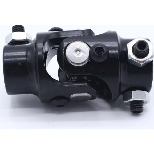 UJ-003 3/4-36 Spline X 3/4" DD BLACK Steering Shaft U Joint Angle:38 Degree 83mm (3-1/4")