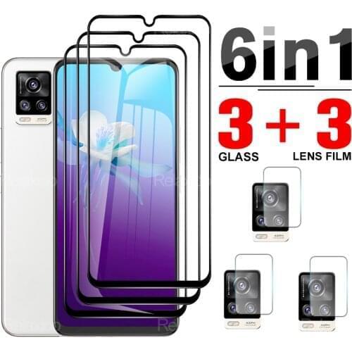 6 in 1 Camera Protector Glass For Vivo V20 Pro 5G Protective Phone On VIvi V 20 20Pro V20Pro v20se Safety Screen Full Cover Film