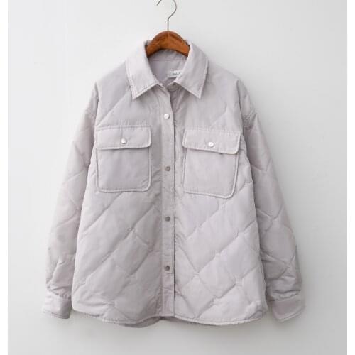 2021 Casual Autumn Fashion New Design Shirt Pattern Jacket Women Single breasted outerwear