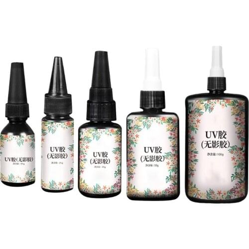 10g 20g 30g 50g 100g UV Resin Hard Type Crystal Clear Glue Curing Epoxy Crafts Jewelry Making DIY Accessories X4YA