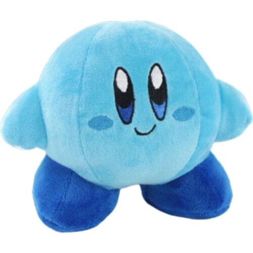 14 cm soft plush keychain Takara Tomy-Kirby special blue kawaii animal pendant toy suitable for children and adults