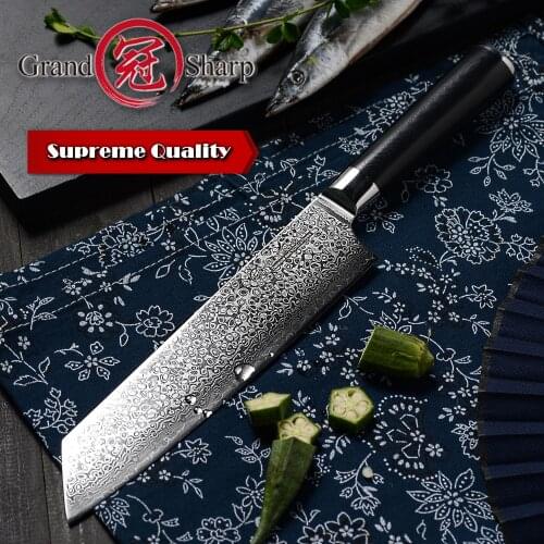 2018 Damascus Chef Knife 8.2 Inch vg10 Damascus Steel Japanese Kitchen Knives G10 Handle Razor Sharp Japanese Damascus Blade NEW