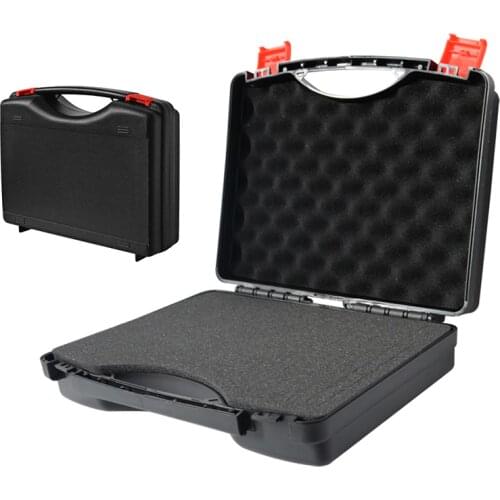 280x230x80mm ABS Plastic Storage Toolbox Safety Instrument Tool Box Equipment Instrument Tool Case Dry Box Shockproof with Foam