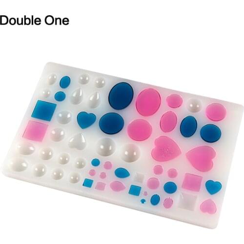 58 Designs DIY Jewelry Silicone Mold Necklace Pendant Making Mould Hand Craft Tools