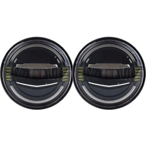 7inch led headlight with blue light halo ring white daytime running light and amber turn signal light for BWM Jeep wrangler