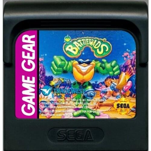 8bit game GAME GEAR cartridge : BATTLETOADS ( USA English Version