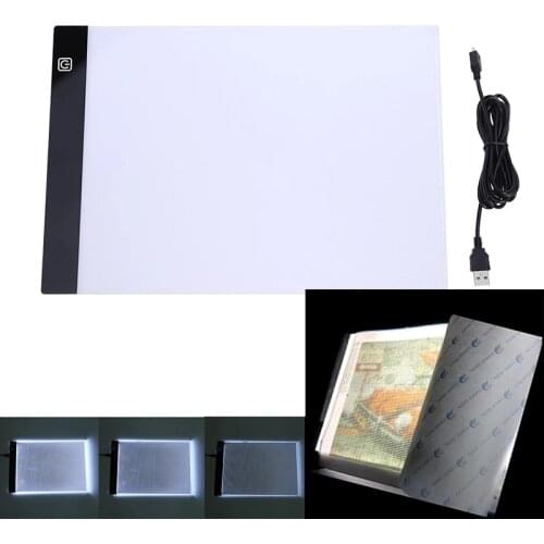 Diamond Painting Eye Protection Led Light Pad A4 & A5 Size Three Level Dimmable Adjustable for Diamond Painting Embroidery Tools