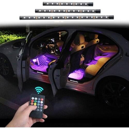 Car RGB LED Strip Light Car Styling Decorative Atmosphere Lamps Interior Light B36B